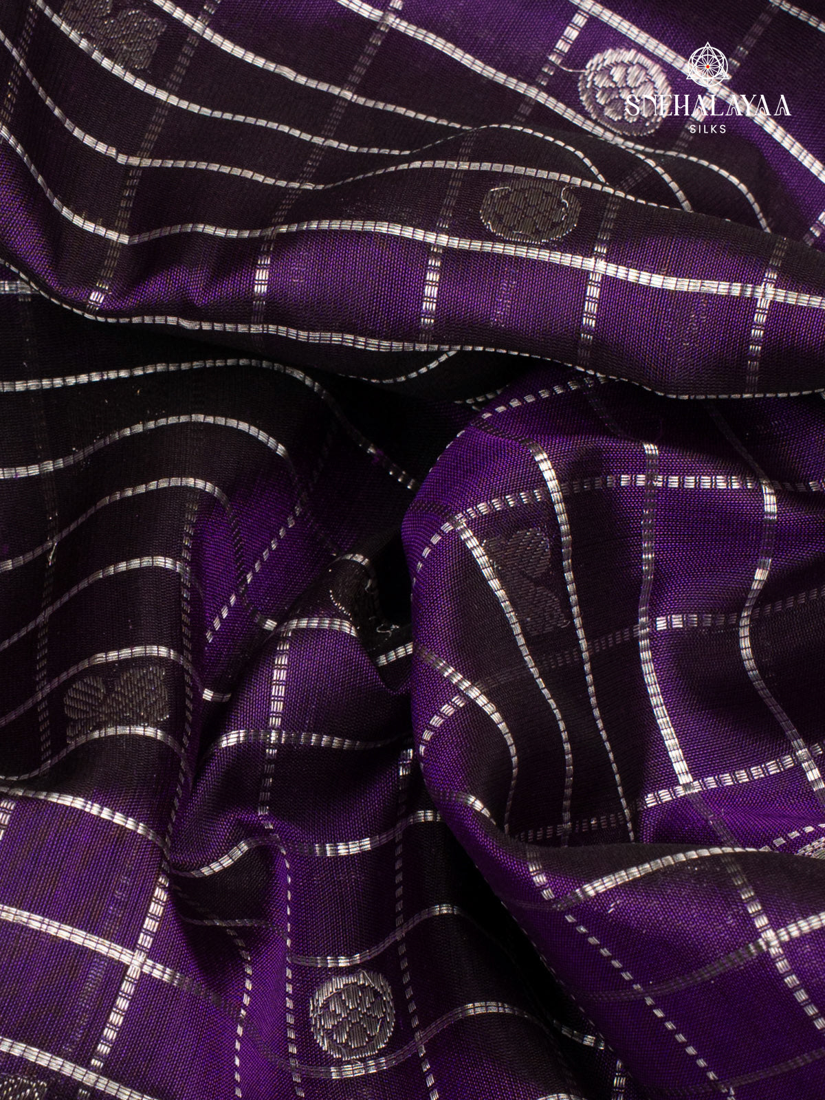 Violet Venkatagiri Silk Saree